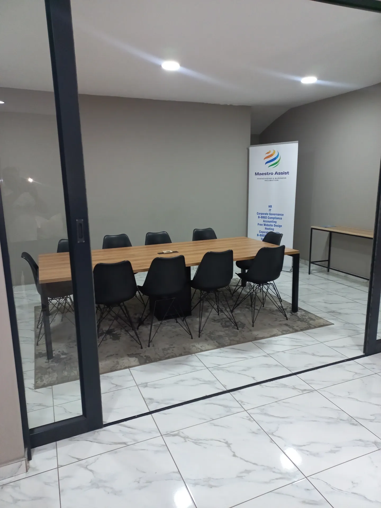 Maestro Assist client boardroom