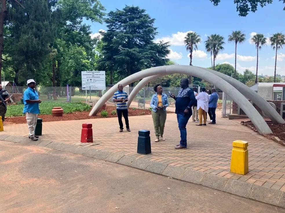 Florida Park upgrade site visit with Johannesburg City Parks